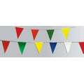 12"x18" Stock 48 Pennants 100' String w/ 4 Mil Poly
